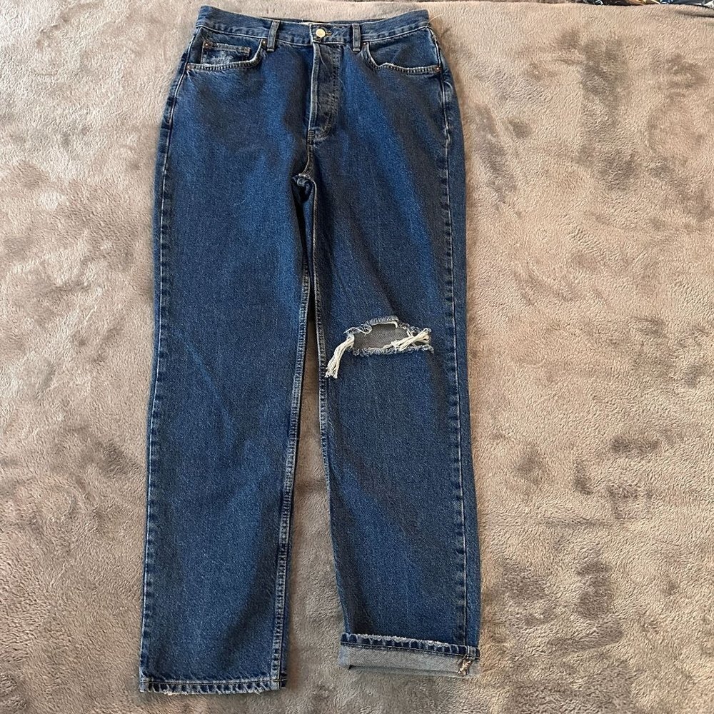 We The Free Blue Straight Leg Jeans